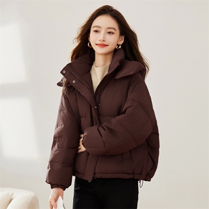 2025冬季新款羽绒服外套宽松显瘦韩版休闲百搭面包服女图片