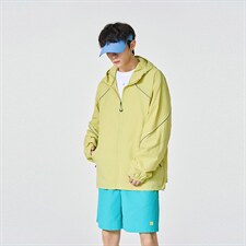 UPF50+有报告凉感轻薄透气宽松大码潮流防晒服DQC658-P48，男装防晒衣，电商B306