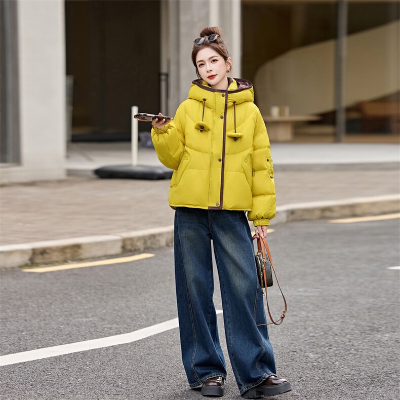 【现货！！！！！！！！】白鸭绒羽绒服女式外套，女装羽绒服，素月