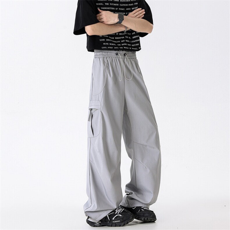 美式工装裤男款夏季酷飒风宽松直筒潮牌登山软壳冲锋裤XM564P42,男装工装外套,星座1013-1