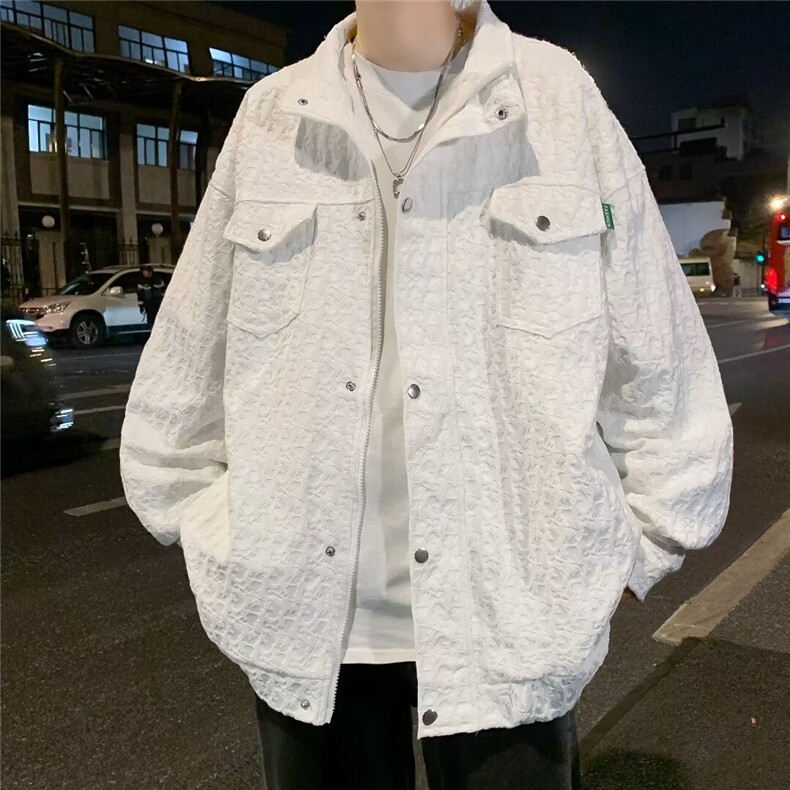 春季痞帅男士潮流休闲工装高街美式新款时尚外套W9290P110,男装工装外套,星座1116-2