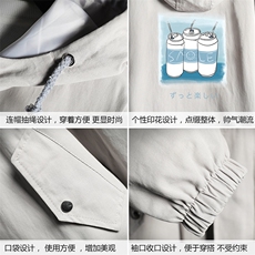 JK41148-P85纯棉连帽夹克男士大码工装夹克男外套男网格挂拍，男装夹克，电商A040A