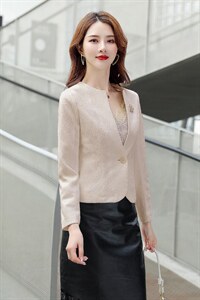 春秋修身小西装女短款小个子名媛气质收腰显瘦高级感小香风短外套图片