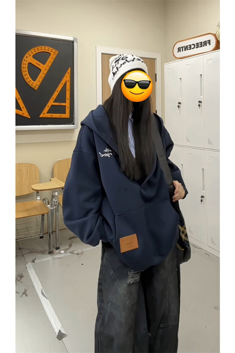 视频截图慎用!图片只做展示大货已到美式大V领连帽卫衣WY78069P65,男装卫衣,星座226-2