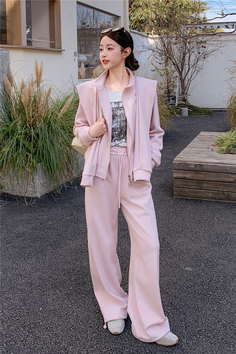 新款主推欧货三件套女春季新款洋气减龄立领p195k318,女装套装/套裙,2C295