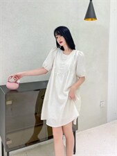 重工订珠韩版宽松连衣裙，女装连衣裙，天使公主