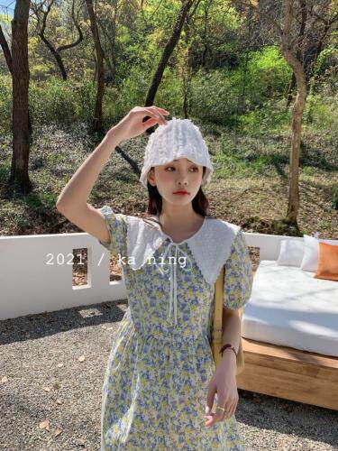 夏装小碎花，女装，咔柠