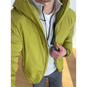 高品 阿瞳木户外山系轻量化P棉休闲连帽棉衣棉服男女 A1123-P125图片