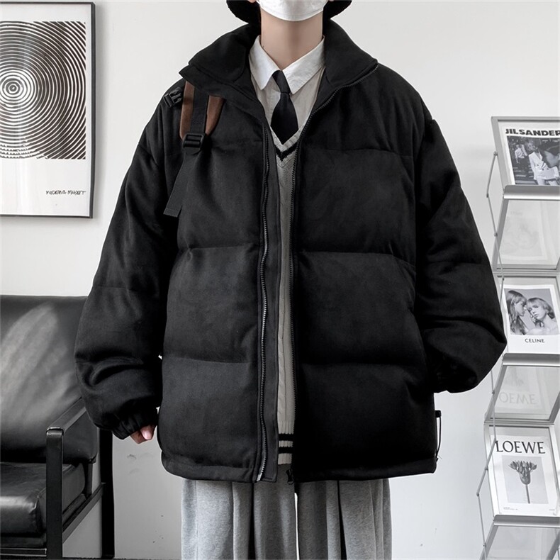 电商DSA028-KBMYC冬季新款麂皮绒立领棉衣男,男装棉衣,电商A028