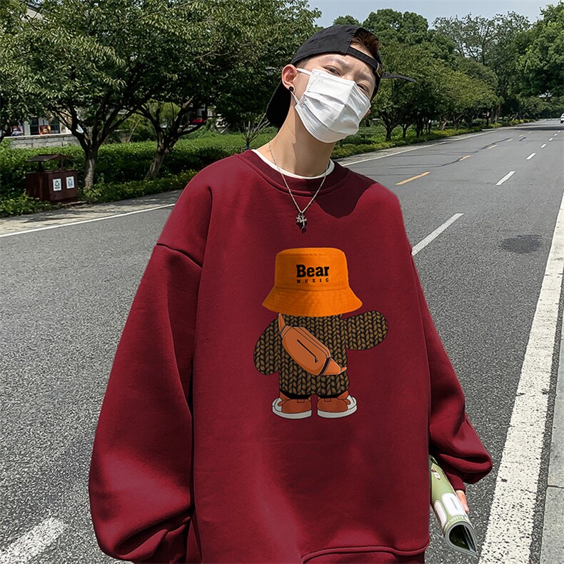 直播360克重磅美式印花卫衣Y231特P28同步供应华棉品质P38特,男装卫衣,电商A486