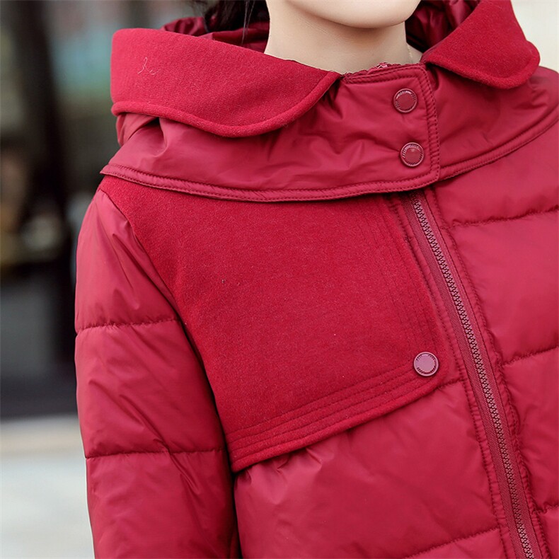 时尚显瘦短款棉服女冬季新款加厚保暖外套韩版宽松百搭羽绒棉衣,女装棉衣/棉服,深水步