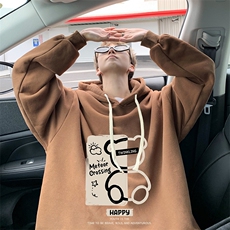8XL连帽卫衣男大码胖子帽衫大号运动服WY2352-P35加绒款-P40，男装卫衣，电商A040