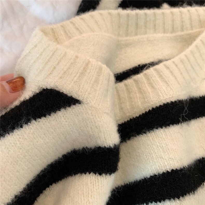 瑟琳圆领毛衣，女装针织衫/毛衣，XTZ style