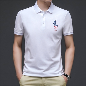 C8859重磅珠地棉欧货精品男士短袖Polo衫主推P60图片