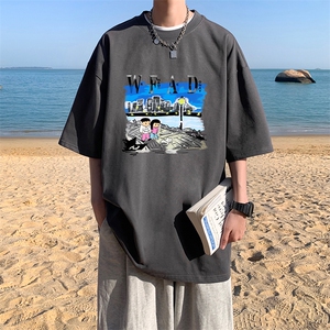 量大优 供视频 220克美式短袖t恤T3180得物直播有280克品质图片