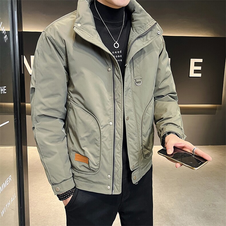 主推款男士简约立领羽绒服上衣外套潮百搭A329-S2885-P150,男装羽绒服,电商A329