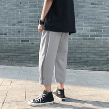 2023夏季港风男士宽松大码潮流休闲百搭运动裤1211-特批20，男装休闲裤，星座718-1