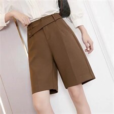 2022新款潮时尚休闲百搭显瘦气质宽松五分裤，其它，L·H·X