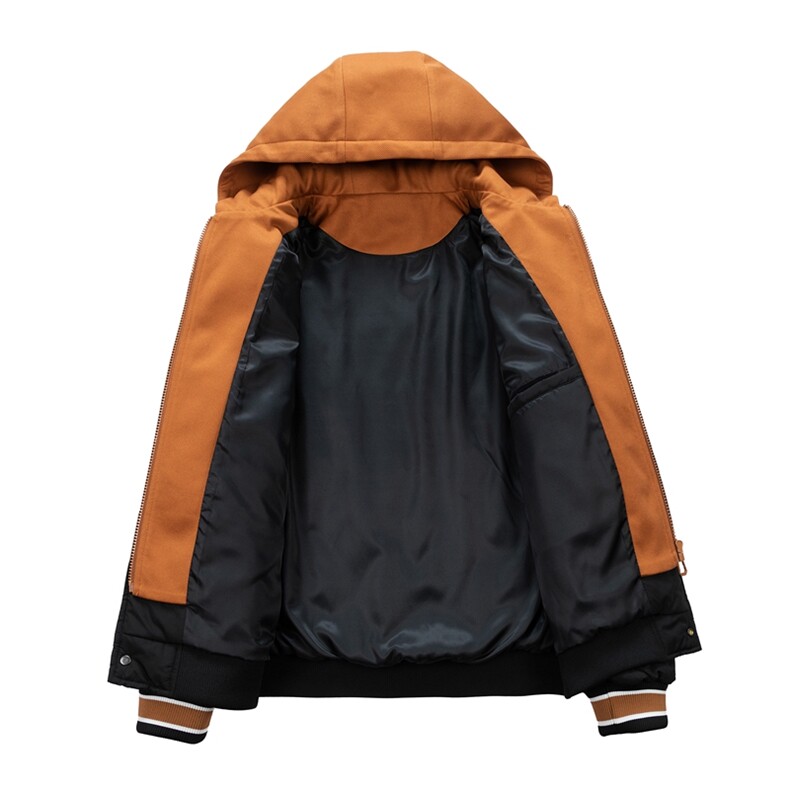假两件棉服男士2024年新款青少年加厚棉衣服冬装外套M0791-P108,男装棉衣,星座308B-2