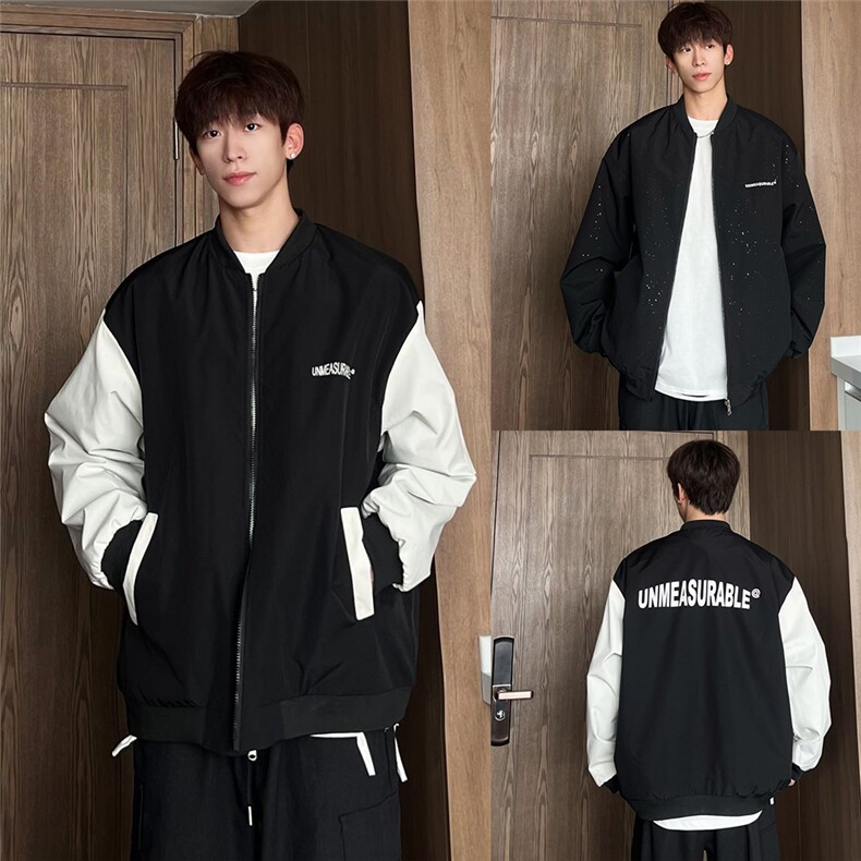 b228-J3053-P75星空双面可穿棒球服，女装职业装，电商A016 (原B228)