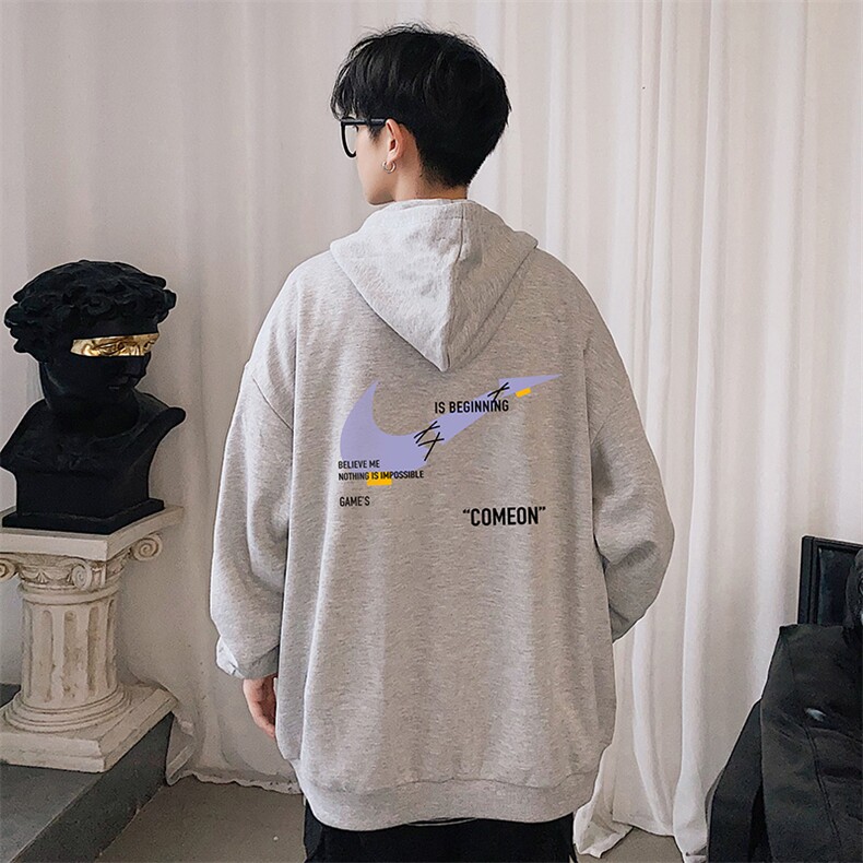 KS21259-P38连帽开衫卫衣男运动外套大码班服,男装卫衣,电商A040