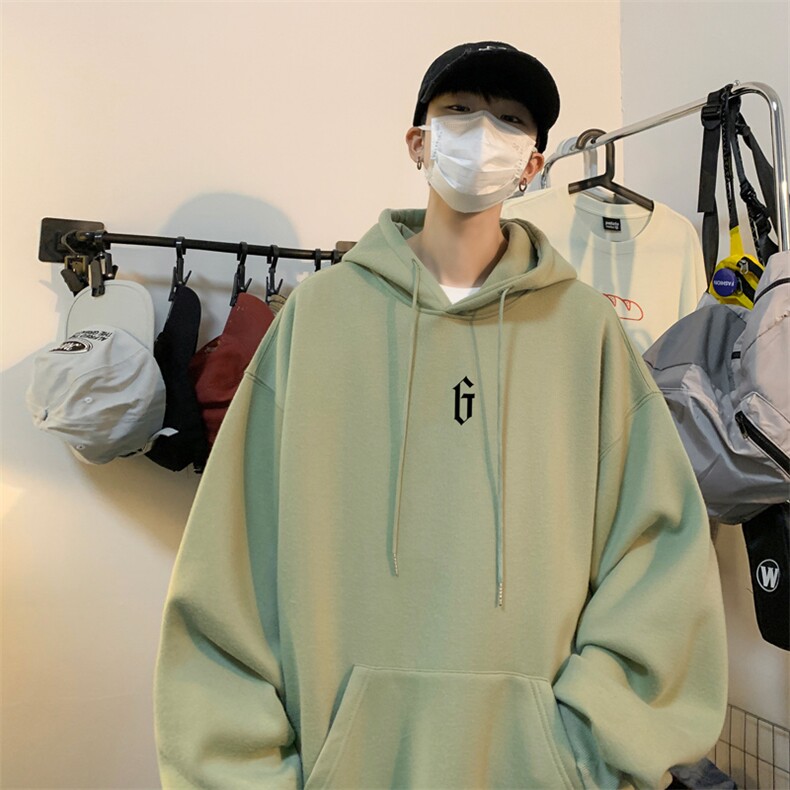 ！连帽圆领卫衣男装港风帽衫男LM84-P35,男装卫衣,电商B367