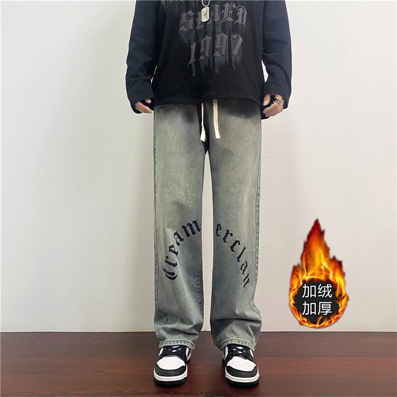 k820J-p65-控88薄款55控78加绒宽松大码牛仔裤cityboy图片