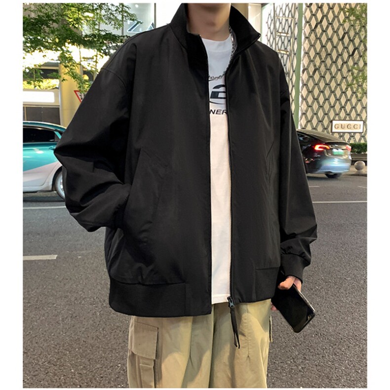 外景秋季立领三分格扎染防水夹克男士休闲外套A406JK2538P75,男装夹克,星座309（原A406）