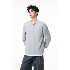 特P45无差价新款百搭潮流春秋时尚长袖T恤-HX1021无影墙，男装T恤，电商A003