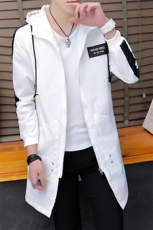 夏季男士防晒服青年中长款连帽风衣薄款外套电商A158-F676，男装夹克，星座310B-3