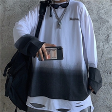 INS街头潮流创意设计感扎染小字母印花宽松百搭上衣E682-P45，男装卫衣，星座911-2(原星座613-2）