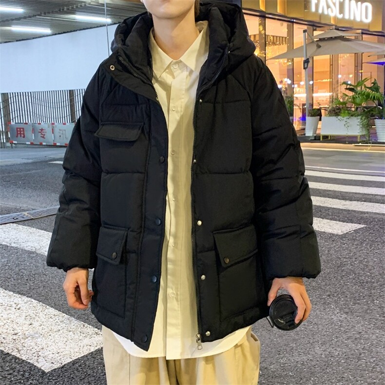 冬季港风棉衣男宽松保暖连帽工装外套棉服1001-1-MY559-P92,男装棉衣,星座1001-1