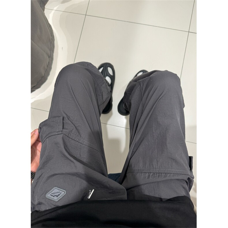美式07qwer机能冲锋裤男夏季户外速干裤直筒潮牌工装裤CK299-p53,男装工装外套,星座1008