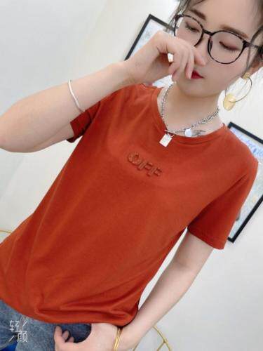 夏季新款超舒适棉T，女装，云落伊里