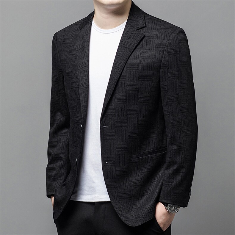 Y6631钱塘2020-2秋装新款时尚休闲帅气中青年男士西服外套P145,男装西服,钱塘207-2