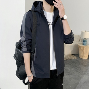店主风可二开连帽夹克潮流休闲夹克防风外套JH-JK9931-P30图片