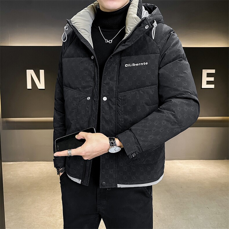 冬季店主羽绒服简约时尚保暖品质数据款简约外套男6019-P185,男装羽绒服,电商D327