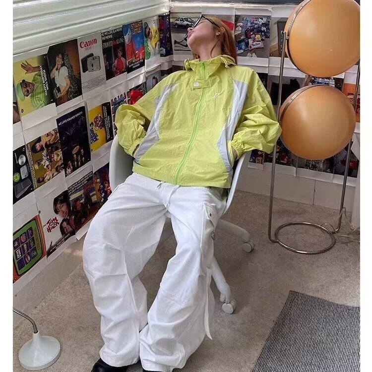 拼色连帽防晒衣情侣2025年夏季新款户外薄款透气运动休闲防晒服,男装防晒衣,星座1210-1