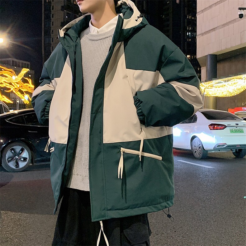 港风棉衣男宽松防风防水加厚冲锋衣棉衣外套MY8818-P98,男装棉衣,星座1204-3
