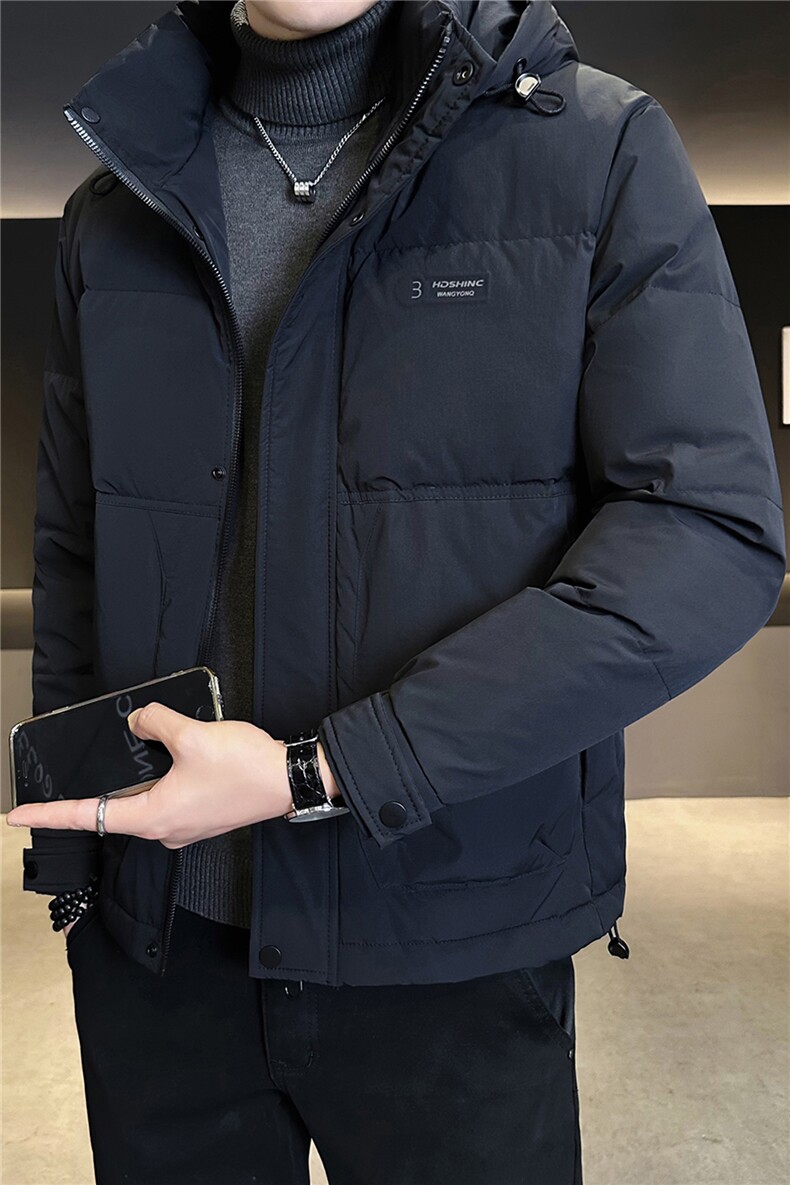 标50绒轻薄羽绒服男冬季2025新款可拆卸连帽外套A313-2601-P225,男装羽绒服,电商A313
