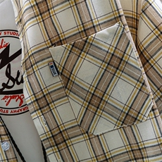 夏季条纹格子衬衫男休闲衬衣帅气青少年港风中袖上衣V601，男装衬衫，星座509
