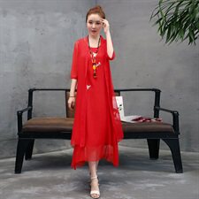 2022春季圆领通勤套装/套裙H型时尚气质纯色韩版百搭简约街头潮流，女装连衣裙，韩宇舍