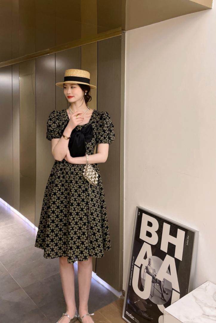 今年新蝴蝶结连衣裙，女装连衣裙，密斯倩