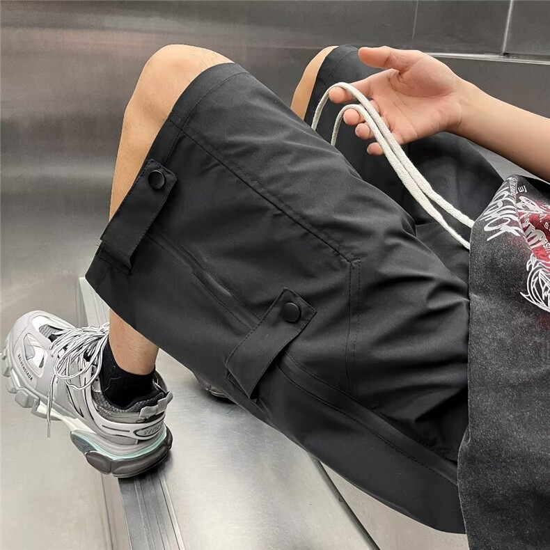 青春流行宽松型原宿时尚潮休闲裤男新款ins五分裤SK601P32,男装休闲裤,星座1116-2