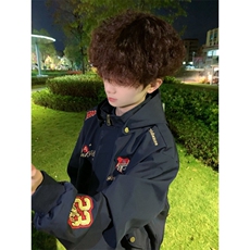 1506/QFY1780/P77飞行夹克刺绣棒球服可拆卸连帽情侣，男装夹克，星座1506