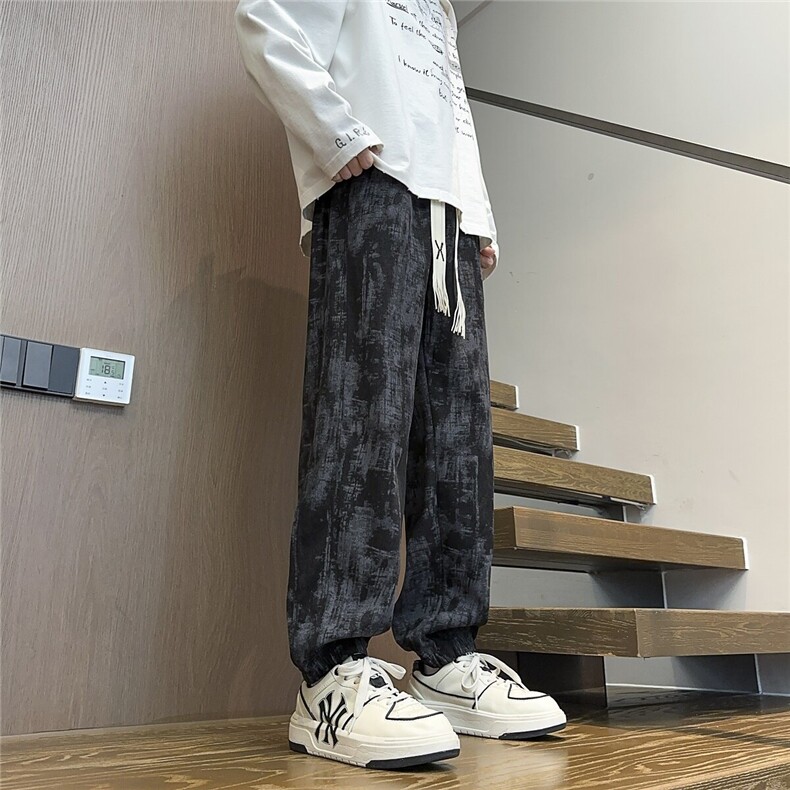 2025扎染束脚裤美式高街百搭休闲裤CK68*P30控68,男装休闲裤,星座511-1