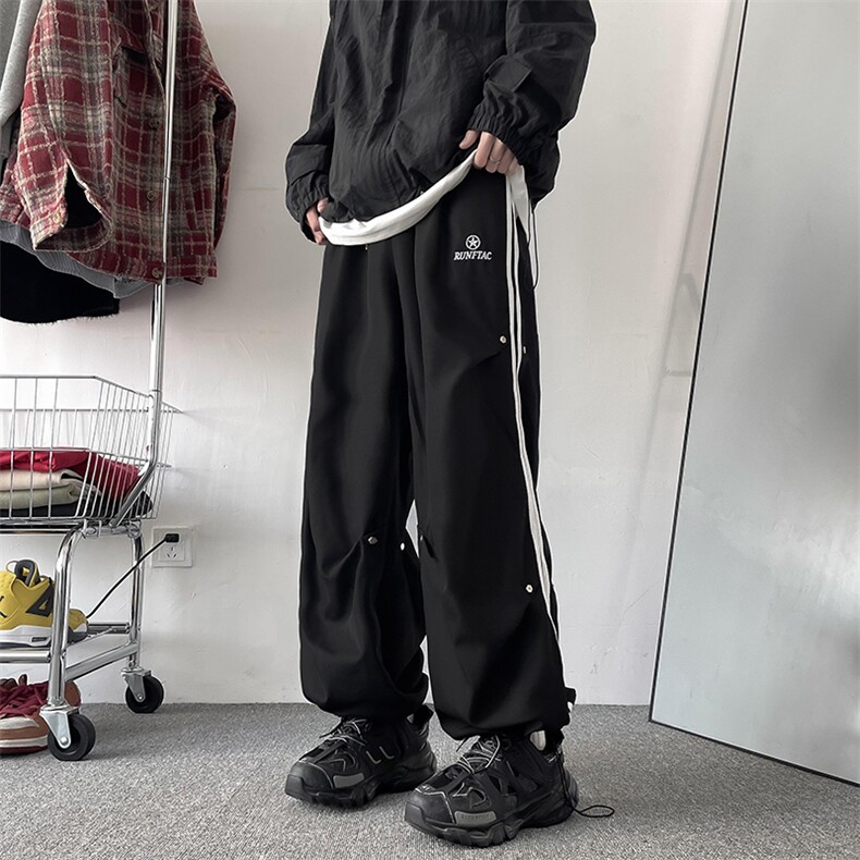 春季宽松直筒休闲裤2024新款美式复古条纹工装裤现货K7631-P42,男装休闲裤,星座512-3
