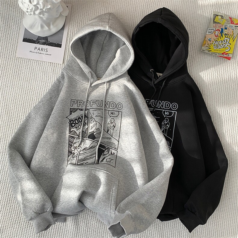 高点击高转化中性风卫衣男连帽宽松外套X-416B-1-WL114-P45限58,男装卫衣,星座416B-1