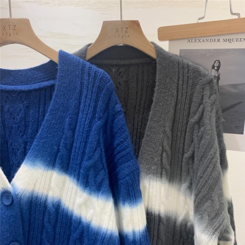 渐变大开衫，其它，XTZ style