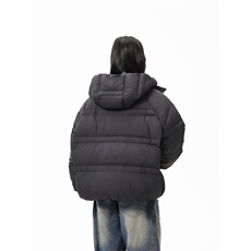 90%绒新标有报告连帽韩版宽松羽绒服上衣Y986/P350现货，男装羽绒服，星座202-3